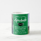 2 Foto Afstuderen Congrates Green White en Black Koffiemok (Center)