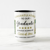 2 Foto Afstuderen Gefeliciteerd Afstuderen Aangepa Mok (Midden)