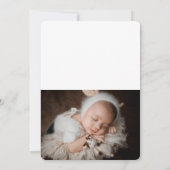 2 foto Baby Hartelijk dank Bedankkaart (Achterkant)