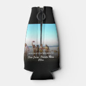 2 Foto Bachelorette Party Favor Personalized Flesjeskoeler (Achterkant)