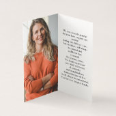 2 Foto Begrafenis Memorial Folder Prayer Kaart (Binnen)