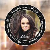 2 Foto begrafenis Memorial Raamsticker (Vel 2)