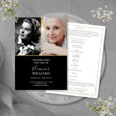 2 Foto begrafenisherdenking Orde van Service Programmakaart