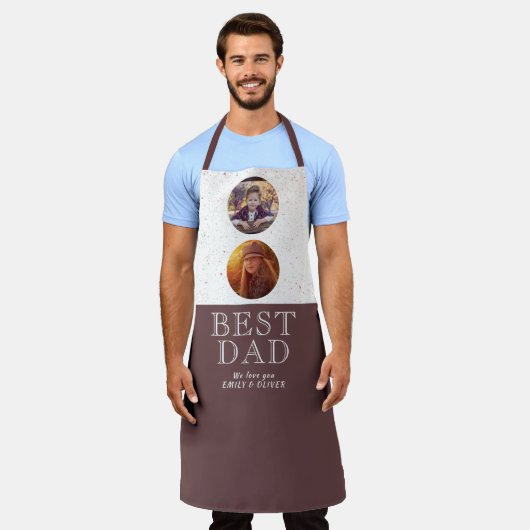 2 Foto Beste vader vaders vaders dag Keepasj Schort (Gedragen)