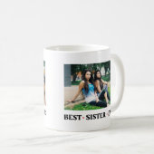 2 Foto beste zuster ooit Koffiemok (Voorkant rechts)