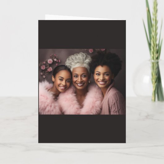 2-Foto Bloementulp Moederdag Kaart (Achterkant)