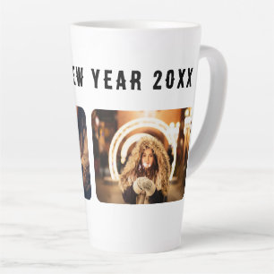 2 Foto Collage Happy Nieuwjaar 2023 Latte Mok