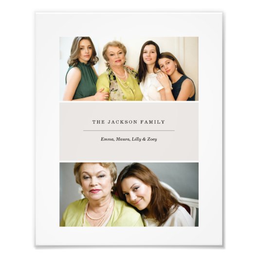 2 Foto Collage Print Afdruk (Voorkant)