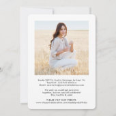 2 Foto drive-by Social Distancing Birthday Party Kaart (Achterkant)