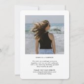 2 Foto drive-by Surprise Birthday Party parade Kaart (Achterkant)