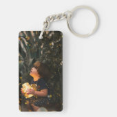 2 foto dubbelzijdig aangepaste fotosjabloon sleutelhanger (achterkant)