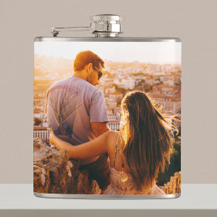 2 Foto dubbelzijdige Sjabloon afdrukken op rand Heupfles