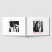 2 Foto eenvoudig modern, minimalistisch Afstuderen Gastenboek (Volledig)