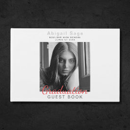 2 Foto eenvoudig modern, minimalistisch Afstuderen Gastenboek