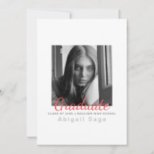 2 Foto eenvoudig modern, minimalistisch Afstuderen