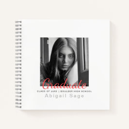 2 Foto eenvoudig modern, minimalistisch Afstuderen Notitieboek