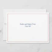 2 Foto Eenvoudige Elegante Dag van de Arbeid met A Bedankkaart (Achterkant)