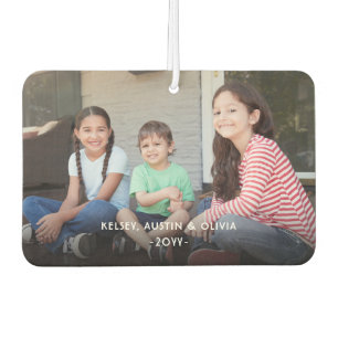 2 foto eenvoudige moderne witte tekst overlay luchtverfrisser