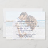 2 Foto ELK JAAR Jubileum Cheers Navy and White Kaart (Achterkant)