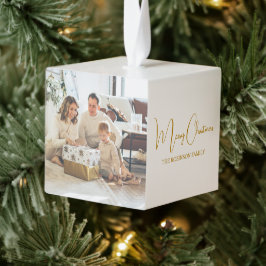 2 Foto Familie Eenvoudige Kerstvakantie Decoratie