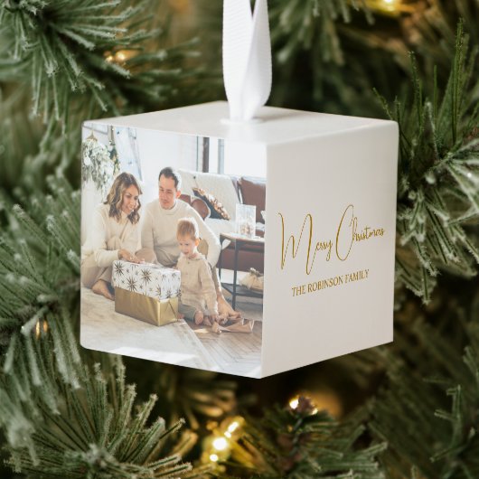 2 Foto Familie Eenvoudige Kerstvakantie Decoratie (Boom)