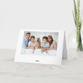 2 FOTO Festive Pine Branch Wreater Kerstmis Feestdagen Kaart (Achterkant)