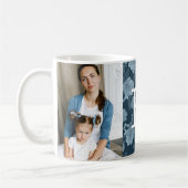 2 Foto | Floral Navy Koffiemok (Links)