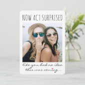 2 Foto gemaakt door Honor of Bridesmaid proposal F Kaart (Staand voorkant)