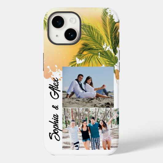 2 Foto gepersonaliseerde Case-Mate iPhone Hoesje (Achterkant)