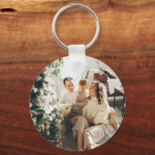 2 foto gepersonaliseerde tweezijdig sleutelhanger (Voorkant)