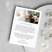 2 Foto Getrouwd Helder Bruiloft Kerstmis Bedankkaart