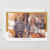 2 Foto Gold Foil Sweet Home Moving Announding (Achterkant)