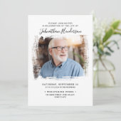 2-foto-herdenking van het leven/uitvaart/rouwplech kaart (Staand voorkant)