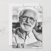 2-Foto Herdenkingsdienst/rouwplechtigheid/uitvaart Kaart (Achterkant)