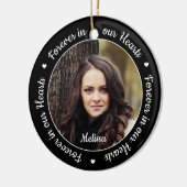 2 Foto Keepslag Memorial Keramisch Ornament (Links)