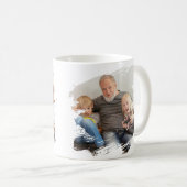 2 Foto Krabbel Kader Sjabloon Gepersonaliseerd Koffiemok (Voorkant rechts)