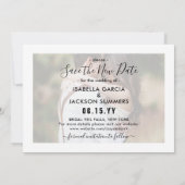 2 Foto Liefde is Geduldig Huwelijk Uitgesteld Save The Date (Achterkant)