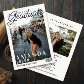 2 Foto Modern Magazine Hoesje Afstuderen 2025 Kaart