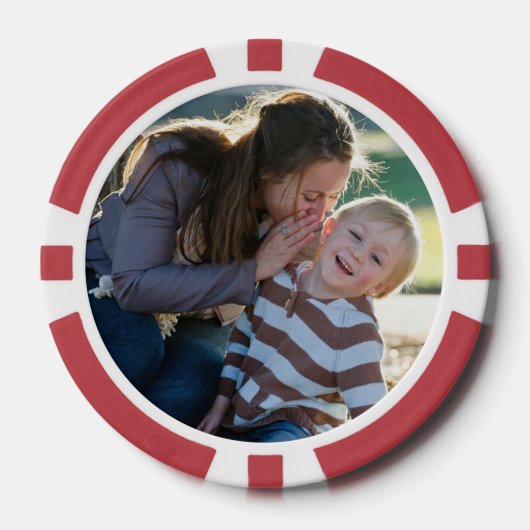 2 Foto op Maat Poker Chips (Voorkant)