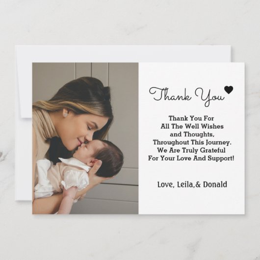 2 foto pasgeborenen welkom geboorteaankondiging aankondiging (Achterkant)