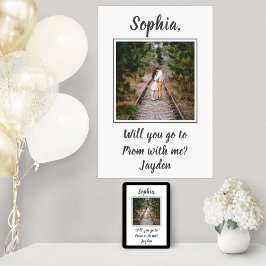 2 Foto Prom of HOCO Voorstel Cute Promposous Idee Poster