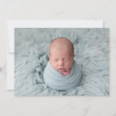 2 Foto  rode vrachtwagen Baby of Familie Foto Feestdagenkaart (Achterkant)