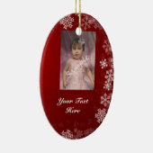 2 Foto-/rood- en blauw-zijversiering Keramisch Ornament (Rechts)