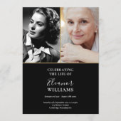 2 Foto rouwmemoriaal volgorde van dienst Programmakaart (Voorkant)