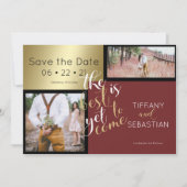 2 FOTO Save the Date Bourgondië Kaart (Voorkant)