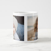 2 Foto Sjabloon Modern Minimaal met Aangepaste Tek Grote Koffiekop (Voorkant)