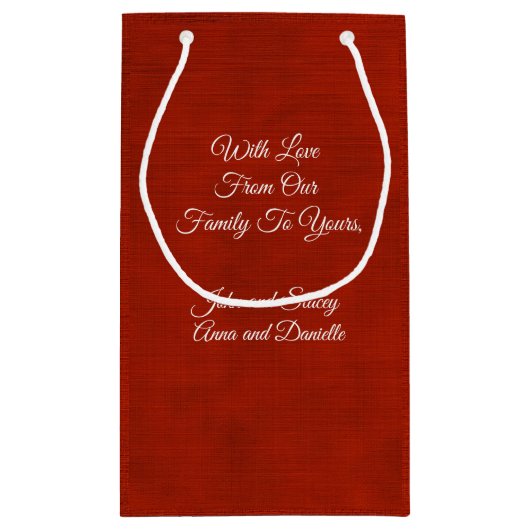 2 Foto ~ Sneeuwvlok Kisses Klein Cadeauzakje (Achterkant)