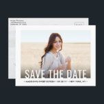 2 Foto Sweet 16th Birthday Modern Save the Date Aankondigingskaart<br><div class="desc">Nodig familie en vrienden uit voor een elegant Sweet 16th viering voor haar of hem met deze moderne, minimalistische foto van 2 behalve het date nodigt briefkaart uit. Al tekst is eenvoudig aan te passen. (AFBEELDING PLACEMENT TIP: Een gemakkelijke manier om een foto precies te centreren hoe u wilt is...</div>