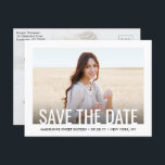 2 Foto Sweet 16th Birthday Modern Save the Date Aankondigingskaart<br><div class="desc">Nodig familie en vrienden uit voor een elegant Sweet 16th viering voor haar of hem met deze moderne, minimalistische foto van 2 behalve het date nodigt briefkaart uit. Al tekst is eenvoudig aan te passen. (AFBEELDING PLACEMENT TIP: Een gemakkelijke manier om een foto precies te centreren hoe u wilt is...</div>