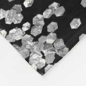 2 Foto Toen en Nu Bruiloft Jubileum Fleece Deken (Hoek)